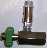 Safety filling adapter G5/8" 300 bar - G5/8" 200bar with 232bar safety valve