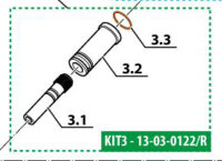 Kit 3. STUFE KOLBENSATZ MCH 8-11-13-16-18 neu (KIT PISTONE  3° STADIO)