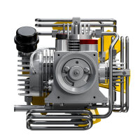 Atemluftkompressor SILENT 100 l/min. 300bar 400 Volt 3kW