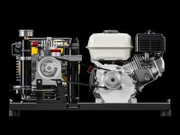 Atemluftkompressor MCH6 Compakt 100 l/min 300 bar mit Verbrennungsmotor Honda automatische Endabschaltung + Digitaler Stundenzähler