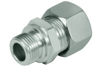 Straight cutting ring screw-in fitting light and heavy series with inch thread