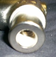 Shut-off valve for 300 bar with G1/4" female thread on both sides