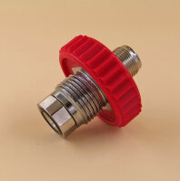 Connection shaft with handwheel for filling hose G5/8" 300bar AG- M16x
