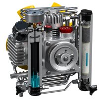 Atemluftkompressor 100 l/min E-Motor 230 V 232bar