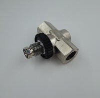 T-piece for high pressure compressed air connections G5/8" 1x male, 2x female thread 300bar